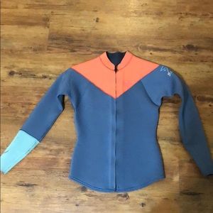 Roxy Neoprene Wetsuit Jacket K. Meador Size 8